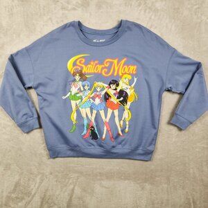 Sailor Moon Sweatshirt Purple Women's XL Anime